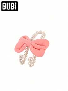 4/2/1pc Car Hooks Bow Pearl Cute Decors Back Seat Hanger Headrest Storage Organizer Accessories For Handbag Coat Bag Clothes Universal SUV RV Truck Stuff