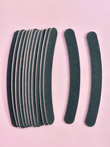 50/25/10/5pcs Professional Curved Nail File 100/180 Grit,Nail Supplies,Nail Tools,Nail Art Tools,Back To School,Nails,Nail Tools For Press On Nails