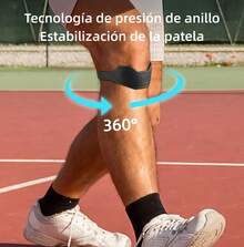 TendenciaRodillera Deportiva Elástica Con Soporte Rotuliano 1parCalidad premium - Naranja - Ver 6