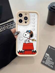 A Cartoon Snoopy Pattern, A High-Bamboo Anti-Drop Phone Case Made Of Tpu Material, Can Be Given As A Holiday Gift. It Is Suitable For IPhone Xs/ XS Max /Xr/11, 12, 13, 14, 15, 16pro/Promax/14, 15, 16plus/17, And Is Suitable For Both Men And Women - 彩色 - 查看 4