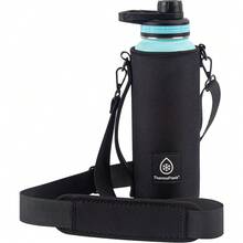 mhjThermoFlask - chamarra de hielo para botellas de vino soporte para botellas de vino con hebilla y correa ajustables portador de vino con bloqueo de temperatura portador de vino para viajessleeping Bags