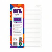 ISCOOL Classic Intelligent Disc Notebook Refill, Lined, 90g, 100 Sheets - L (20 x 27,5 cm) - Xem 1