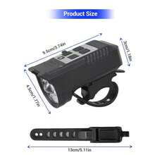 1pc Type-C Rechargeable 9 LED Bicycle Light - High Brightness Night Riding Light, Waterproof And Easy To Install. Suitable For Mountain Bikes, Off-Road Bikes And Outdoor Adventures. - Multicolor - View 13