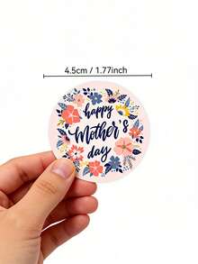 24/48/120 张母亲节礼物包装标签和信封贴纸 – 8 种设计选择，防水无残留，非常适合节日惊喜礼物。 - 彩色 - 查看 4