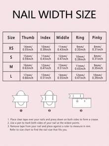 Móng tay giả dán sẵn theo phong cách INS Style Fashion Design - Nhiều màu - Xem 10