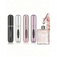 4pcs 5ml Refillable Perfume Bottles, Mini Portable Aluminum Spray Bottle For Perfume Perfume Bottle Perfume Refillable Bottle - Nhiều màu - Xem 2