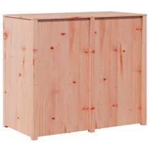 vidaXL Armoire de cuisine Chêne brun 106 x 55 x 92 cm Pin massif - Tabac - Voir 7