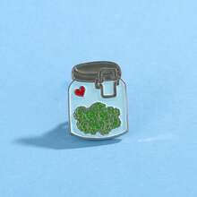 Pickle Jar Enamel Brooch Custom Decorative Brooches Ornaments Lapel Bag Badges Jewelry Gifts 2025 New Style - 彩色 - 查看 1