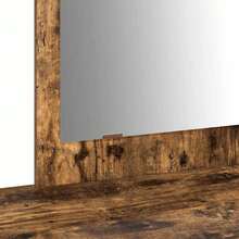 Larryhot Mesa Tocador Marrón 100 x 40 x 70 cm Madera de ingeniería,  Fácil de armar, elegante en diseño y práctico para organizar, la elección ideal para el almacenamiento y decoración del hogar - Marrón - Ver 10