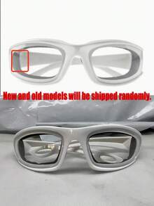 厨房切洋葱安全护目镜，防溅烹饪安全眼镜，男女通用防撕裂切洋葱护目镜，厨房烹饪烧烤清洁安全眼镜，无需用电，切洋葱护目镜，防溅烹饪护目镜，小型厨房安全工具 - 彩色 - 查看 11