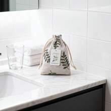 Natural Jasmine Dried Flower Fragrance Sachet, Long-Lasting Aroma Without Irritation, Can Be Hung In Bedroom And Wardrobe, Filling The Room With Elegant Jasmine Scent - Light Grey - View 6