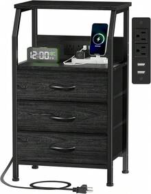 Nightstands - Black - View 9