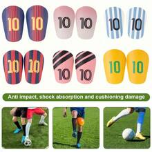 1 Pair Mini Football Shin Guards, Ultra-Small Mini Soccer Shin Pads, Youth & Adult Protective Gear Shin Guards, Shock-Absorbing Shin Protectors