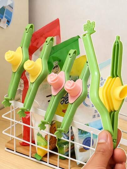 1pc Reusable Bag Clip - Ideal For Sealing Snacks, Tea, Milk Powder, Etc. - Kitchen Storage And Organization