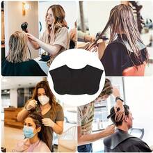 1件装硅胶美发肩垫，专用染烫硅胶美发披肩，沙龙颈套，防掉发美发造型配件