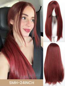 合成蕾丝前假发,高光棕色/金色/黑色假发,女士长直蕾丝假发,29英寸,合成耐热波浪假发,女士26英寸中分卷发,自然逼真,耐热纤维,适合日常、派对、圣诞节、万圣节等场合。 - 彩色 - 查看 16