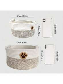 Cesta de almacenamiento de juguetes de peluche para mascotas con adhesivo - Caja de almacenamiento de juguetes para mascotas, cesta de almacenamiento espaciosa para mascotas - Organizador plegable de múltiples usos con asa resistente, adecuada para juguetes, ropa y suministros de aseo de perros - Diseño fácil de limpiar, creando un hogar ordenado, almacenamiento premium de juguetes, golosinas, accesorios y ropa sucia para mascotas sin desorden - Multicolor - Ver 4