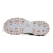 Skechers Giày thể thao nữ DLITES thoải mái, giày đi làm hàng ngày, giày thể thao đế dày kiểu retro 150530-NTLB - Màu tự nhiên/xanh nhạt - Xem 6