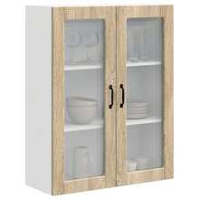 vidaXL Küchenschrank mit Ablage, Sonoma-Eiche, 80 x 31 x 100 cm - Braun - Übersicht 3