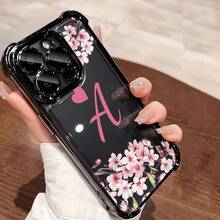 Funda de teléfono a prueba de golpes con carcasa espacial de cuatro esquinas electrochapada para Apple  11 12 13 14 15 16 Plus Pro Max 16e, funda protectora a prueba de golpes con patrón impreso, funda protectora suave - Colores mixtos - Ver 7