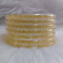 Pulseiras empilháveis de 7 peças com várias camadas, joias fofas com pedrinhas, perfeitas para aniversários e férias, diversas cores disponíveis. Pulseira de gelatina da moda para mulheres. - pedra de nascimento - Ver 12