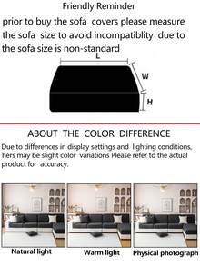 1 tấm bọc ghế sofa co giãn, chống trượt, phủ toàn bộ bề mặt ghế, phù hợp cho mọi mùa, chất liệu vải dày dặn, có thể giặt máy, chống bụi, thân thiện với thú cưng, trang trí nhà cửa, có thể điều chỉnh cho ghế sofa góc, phòng ngủ, văn phòng, phòng khách 1/2/3/4 chỗ ngồi. - Màu xám đen - Xem 12