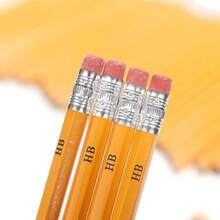 Lápices HB de madera de color macaron baratos al por mayor (paquete de 12) con borrador, lápices de dibujo y bocetos. - Multicolor - Ver 3