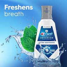 CREST Pro-Health Advanced Mouthwash, Alcohol Free, Extra Whitening, Energizing Mint Flavor, 946 ML (32 Fl Oz) - cây bạc hà - Xem 7