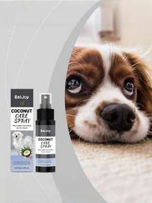 EelJoy Pet Coconut Scented Care Spray, No-Rinse Dog Coat Detangler, Leaves Fur Smooth Silky & Shiny