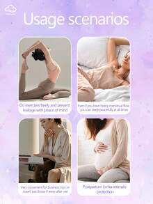 2/10/36pcs/Pack, Overnight Period Panties, Disposable Panties, Panty-Style Sanitary Pads, Super Absorbent, Patented Design, Fresh And Comfortable, 3D Snug Protection, Leak-Proof, Breathable, High Absorbency, Odor Control, Good Sleep All Night, Suitable For Business Trips, Menstruation, Postpartum, Post-Surgery And Travel - White - Nighttime Menstrual Underwear - View 9