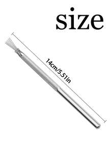 7pcs/Set Stainless Steel Flexible Ultra-Fine Needle Striping Liner Nail Art Brushes, Spider Gel Manicure Tools For Line Drawing - Multicolor - View 11