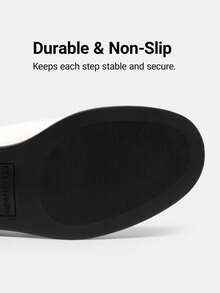 Women Loafers Metal Horsebit Flats Slip On Commuting Dressy Casual Business Work Office Chunky Low Heel Loafers Shoes - 白色 - 查看 8