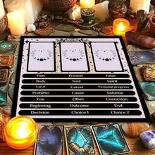 1pc Zodiac Horoscope Divination Altar Cloth Astrology Tarot Mat Occult Witchcraft Ritual Tablecloth Celestial Star Sign Spiritual - Multicolor - View 5