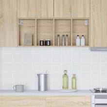 vidaXL Armario suspendido con almacenamiento Chêne Sonoma 40 x 29,5 x 100 cm - Marrón - Ver 4