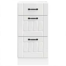 vidaXL Armadio da cucina Lucca bianco in legno d'ingénierie - Bianco - Visualizzare 4
