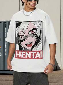 Funny T-Shirt For Men 230g - 杏色 - 查看 5
