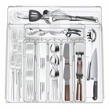 TendenciaBandeja Para Cubiertos Extensible De Cocina 9 Compartimentos TransparenteCalidad premium - 1 - Ver 1