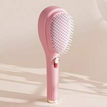 2-Pack Portable Telescopic Comb, Magic Massage Comb, Scalp And Hair Trimming Comb, Anti-Static, Hair-Friendly, And Volumizing Comb. - 粉色 - 查看 3