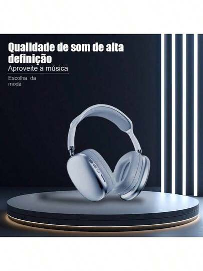 Fones de ouvido Bluetooth P9 com cancelamento de ruído ativo (ANC), som estéreo Hi-Fi, bateria com duração de 35 horas e microfone integrado - sem fio, leves e confortáveis