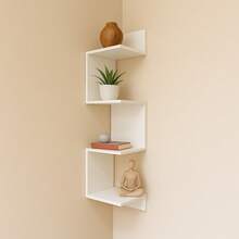 Decorative MDF Wall Art 80x20cm Living Room Bedroom White - 白色 - 查看 11