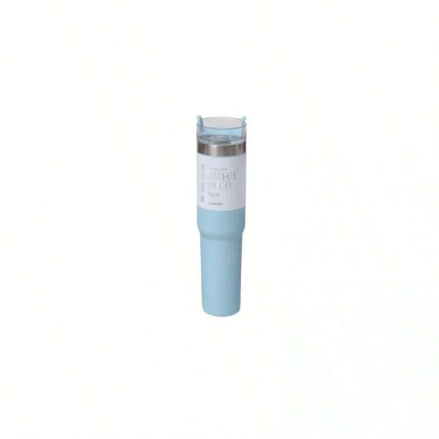 20oz Stainless Steel Thermal Mug With Rotating Lid - Baby Blue - View 1