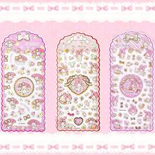 Mattel 1pc Cute Cartoon Sticker, Suitable For Teenagers, Self-Adhesive Sticker For Diary, Phone Case Decoration, Student Notebook DIY, Reusable, Suitable For Ramadan, Back To School Season, Valentine's Day Gift, Women's Favorite Shape, Best Choice For Daily Gifts And Party Decorations