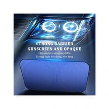 150x70cm Car Windshield Sun Shade, Easy To Install, Foldable, Blocks Glare, UV Protection, Cools Car, Suitable For SUV/Truck/Sedan - A - View 3