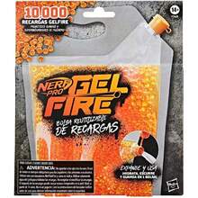 NERF Pro Gelfire - Bolsa Reutilizable de recargas - 10.000 recargas Gelfire deshidratadas - para el Uso con los lanzadores Gelfire,37643404 - Multicolor - Ver 2