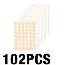 1530pcs Pink, Black, White, Blue, Purple, Green Star Pattern E-Star Face Stickers, Suitable For Photography, Parties, Gatherings And Fun Activities - Multicolor - View 12