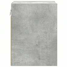 vidaXL Armoire suspendue avec rangement Gris béton 20 x 29,5 x 40 cm - Gris - Voir 5
