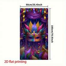 Banner de ușă 2D, husă de ușă pentru carnaval, decor vibrant pentru petrecere mexicană, design floral și cu pălărie de paie, diverse dimensiuni din care puteți alege și diverse scene din care puteți alege. - Multicolor - Vizualizare 7