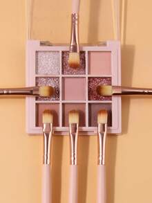 6pcs Soft Eye Makeup Brush Set - Blending Brush, Eyebrow Brush, Concealer Brush, Multi-Functional Beginner Portable Eyeshadow Brushes, Makeup Tools