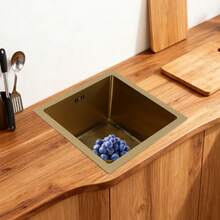 YUNRUX Kitchen Sinks - Gold - View 10