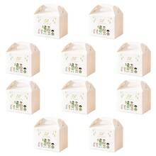 10个装开斋节快乐手提礼盒，饰有各种卡通儿童图案 - 节日新月和灯笼主题糖果盒，适用于开斋节庆祝活动、开斋饭聚会和派对回礼 - 手提盒 - 查看 11